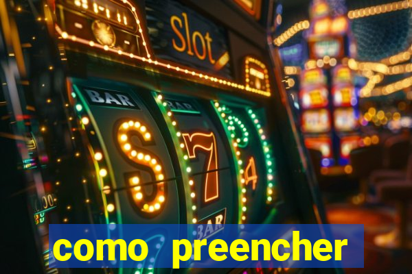 como preencher recibo de pagamento